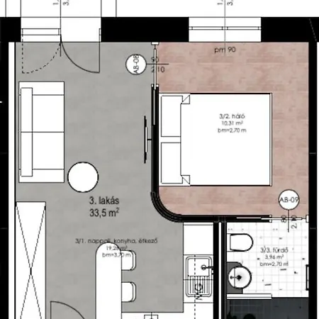 Lägenhet A50-designer Aparments No 3